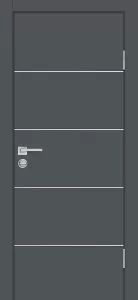 Межкомнатная дверь P-12 Графит